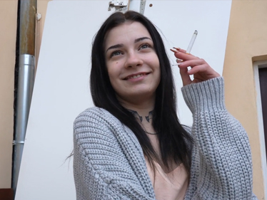 Czech Streets 142 – rozkošná Veronika 18 let bydlí u strejdy