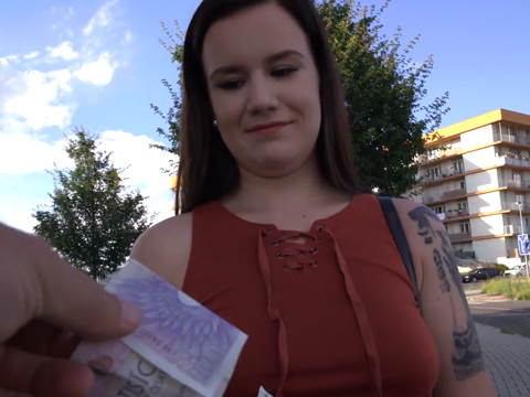 Rychlý prachy – roztomilá slečna si zašuká s fotografem