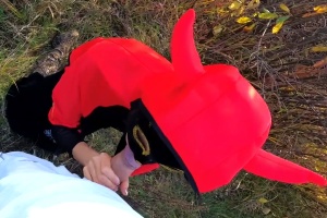 Ďábelský blowjob od jedné čertice